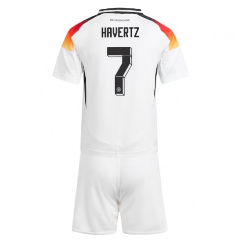 Dětský Fotbalový dres Německo Kai Havertz #7 ME 2024 Domácí Krátký Rukáv (+ trenýrky)